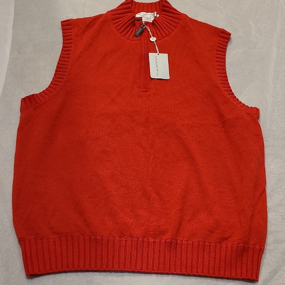 MARTIN Men's Red Sweater Vest